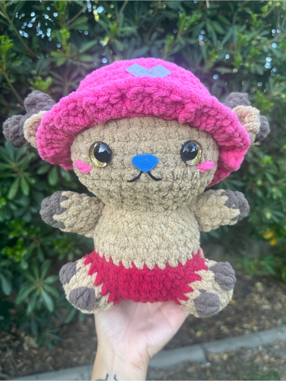 Handmade Crocheted Chopper from One Piece